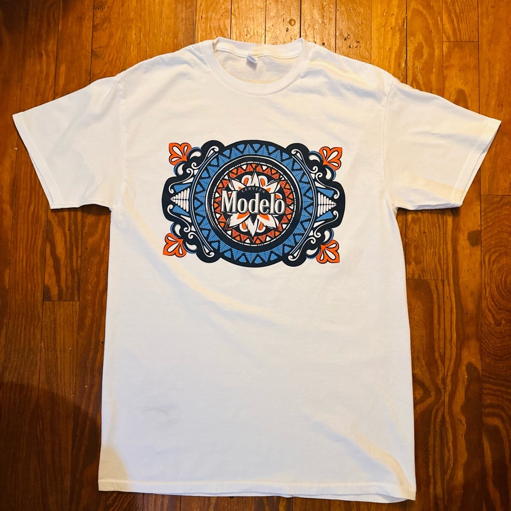 🆕 Modello 100% COTTON White T-shirt UNISEX